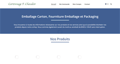 Desktop Screenshot of carton-chaudoir.be